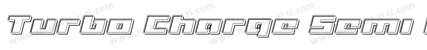 Turbo Charge Semi Italic字体转换